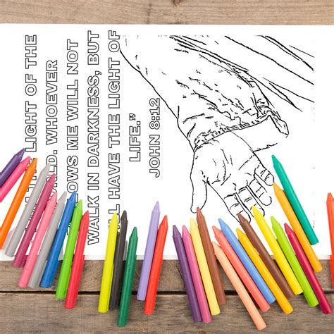 10 Printable Christian Coloring Pages | Scripture Coloring Pages | Kids ...