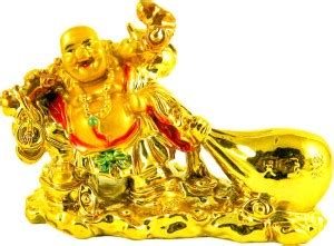 DealFry Feng Shui Laughing Buddha with Potli for Health, Wealth and ...