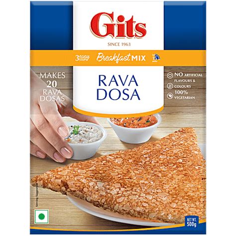 Buy Gits Ready Mix Rava Dosai 500 Gm Online At Best Price of Rs 129.79 ...