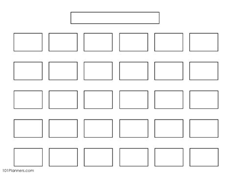 Free Printable Classroom Seating Chart Template Printable ...