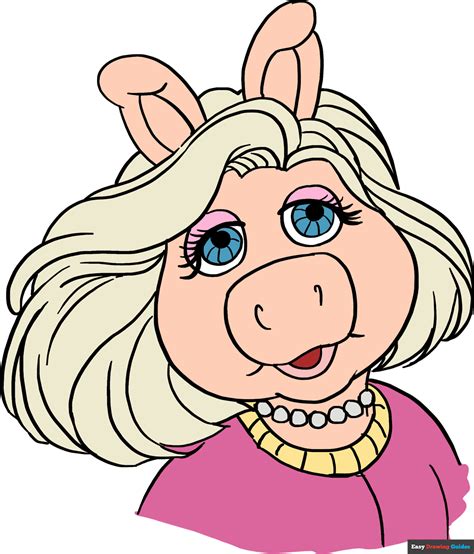 Miss Piggy And Kermit Drawing