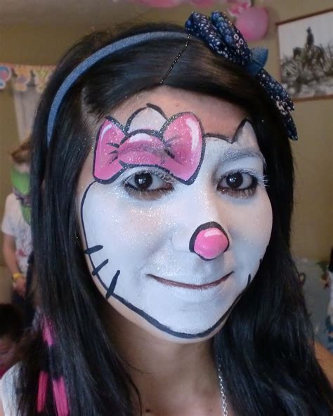 Face Painting Hello Kitty at Emma Gresswell blog
