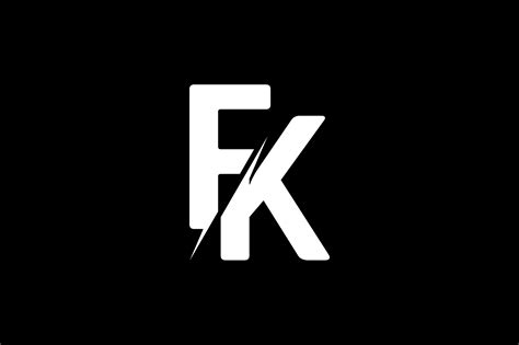 Monogram FK Logo Grafik Von Greenlines Studios · Creative Fabrica