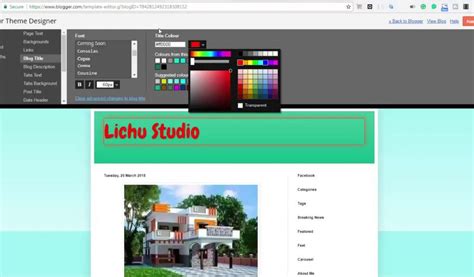 Image result for Customize Blogger Template