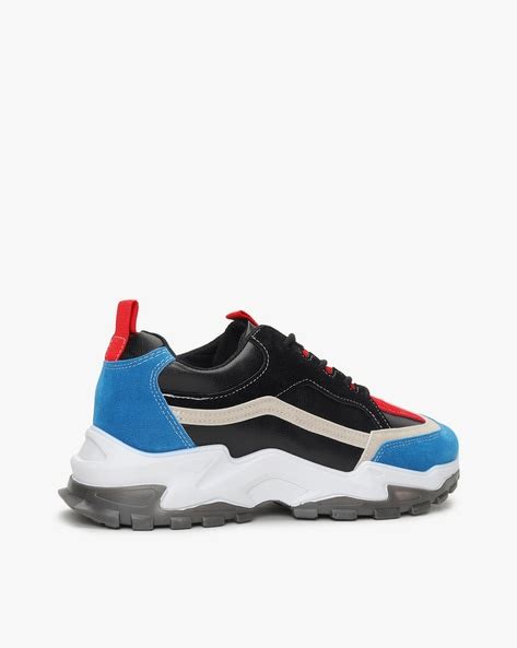 Buy Black & Blue Sneakers for Men by ALTHEORY Online | Ajio.com