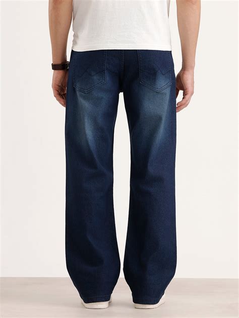 Boot Cut Fit Denim Jeans | Dark Blue – Wrogn