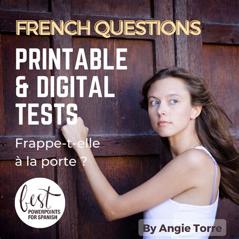 French Questions Words How to Ask Questions in French Tests Print and ...