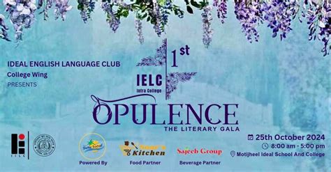 1st IELC Intra College English Fiesta Opulence : The Literary Gala ...