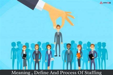 Staffing Process, Meaning in Management, Flow chart for Class 12