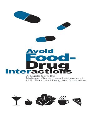 Fillable Online fda Avoid Food And Drug Interactions.pdf - U.S. Food ...