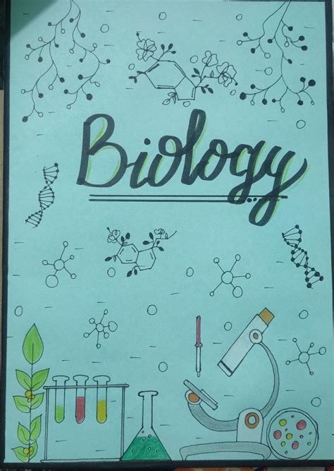 Biotechnology Lesson Cover Page Design 的图像结果