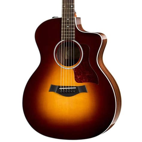 Buy Taylor 214ce-SB-DLX Sunburst Deluxe Grand Auditorium Acoustic ...