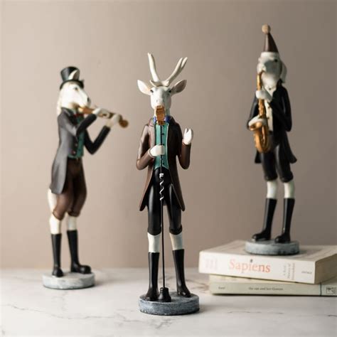 The Gala Band Home DÃ©cor Figurines (Set of 3) | Home Decor By The June ...