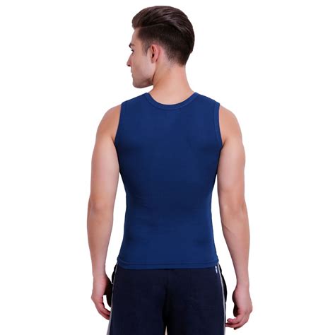 Buy Gym Vest For Men (Pack Of 2) Royal Blue-Green: TT Bazaar