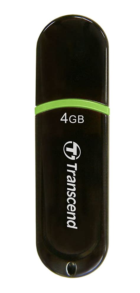 Transcend JetFlash V30 - 4 GB USB 2.0 Flash Drive TS4GJFV30 (Black ...