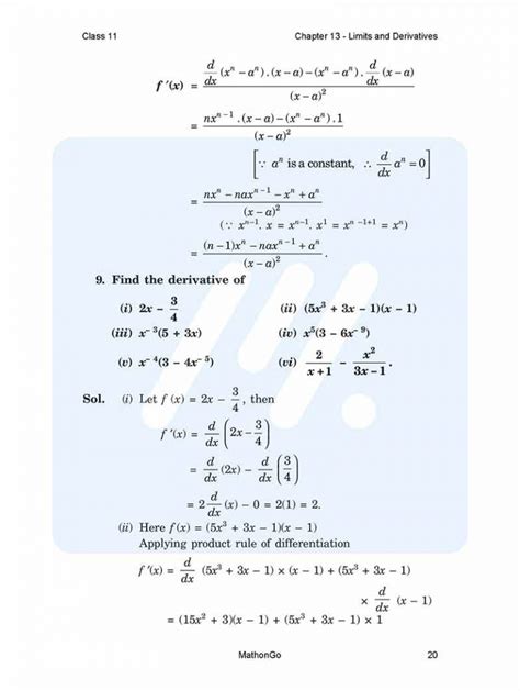 Image result for Chapter 13 Ex 13 .2 Class 11 Math Question 2