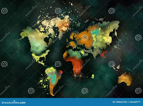 Artistic World Map 的图像结果