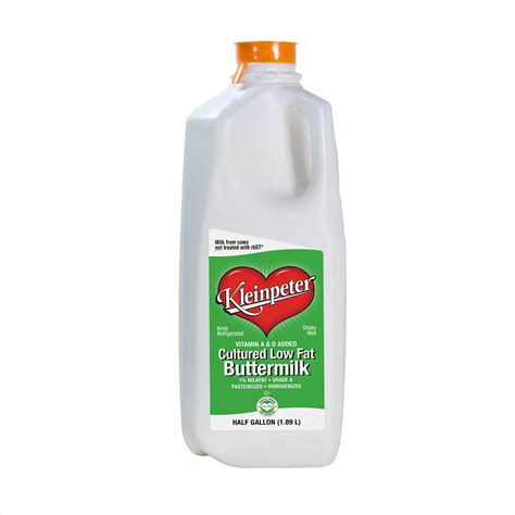 Low Fat Buttermilk - Half Gallon - Kleinpeter Farms Dairy - Milk ...