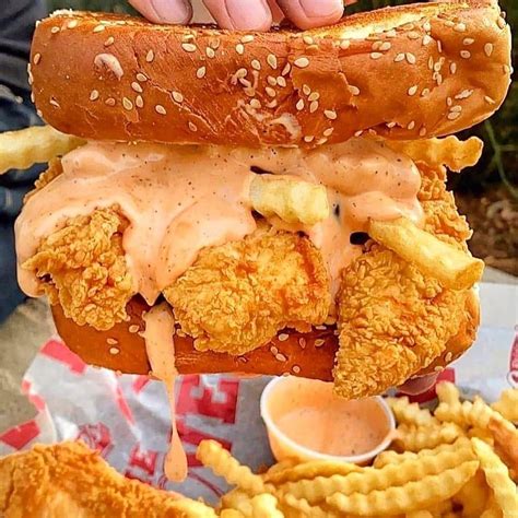 Raising Cane's Chicken Sandwich and Fries Hack