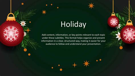 Christmas Holiday Powerpoint Backgrounds Christmas Wreaths | Free