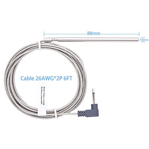 BBQGO Ambient Temperature Barbecue Oven Grill Thermometer Probe ...