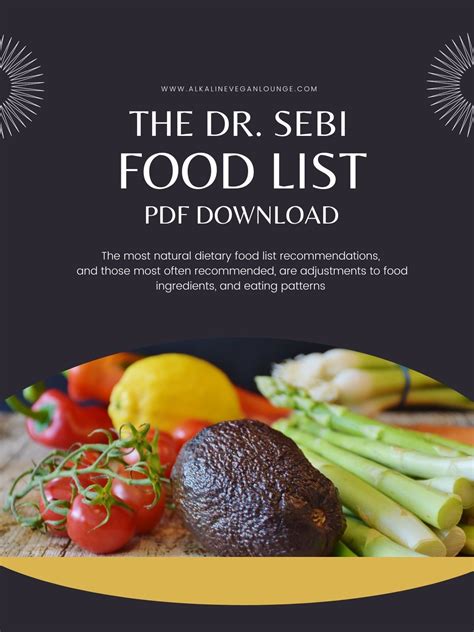 Dr sebi alkaline diet food list free pdf download – Artofit