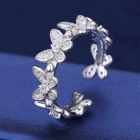 Silver Shine Butterfly Ring – BeautyNX.com