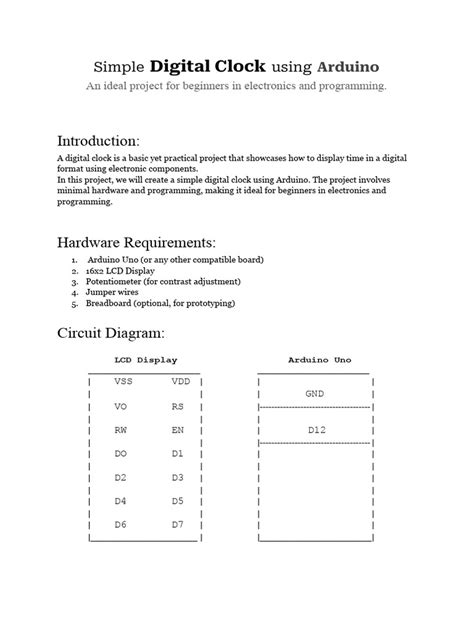 Image result for Arduino Digital Clock Project