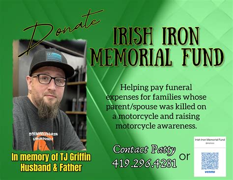 Irish Iron Memorial Fund collecting prizes for May 4 ride | Ada Icon
