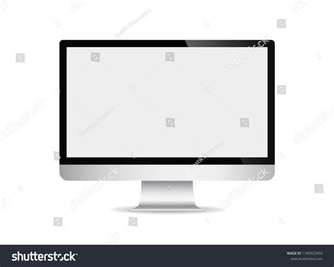 Blank Computer Screen Vector File 的图像结果