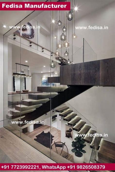 Industrial Steel Staircase Rustic Metal Stair Railing Modern Wrought ...