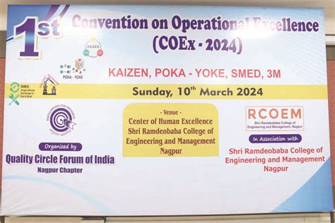 Convention in Operational Excellence-2024 | QCFI Nagpur Chapter