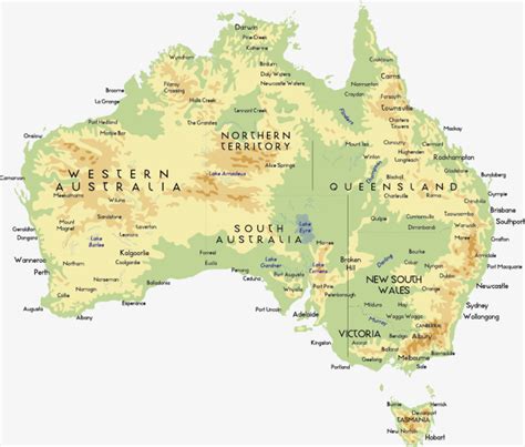 澳大利亚城市介绍，澳大利亚地理位置，澳洲地图，澳大利亚地图