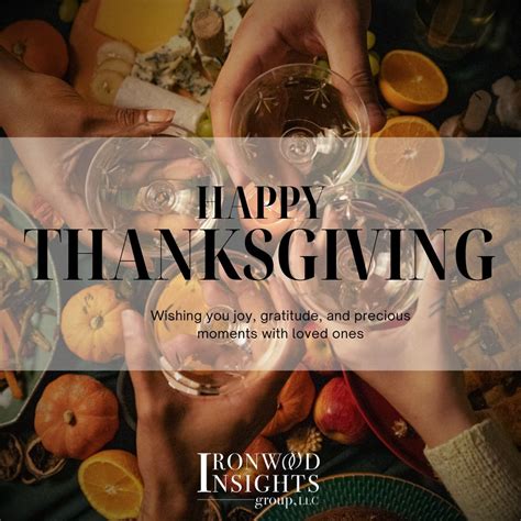 Happy Thanksgiving from Ironwood Insights Group! Today, we’re grateful ...