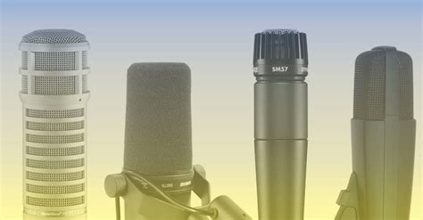 Different Microphone Types 的图像结果
