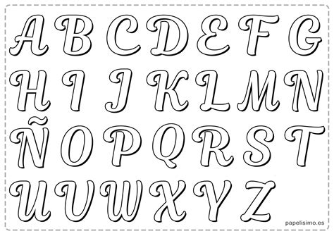 ABECEDARIO PARA IMPRIMIR | Abecedario para imprimir, Abecedario, El🌨 ...