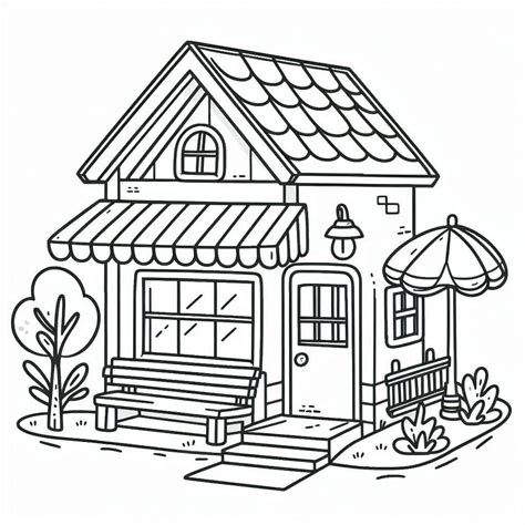 Restaurant Coloring Pages 的图像结果