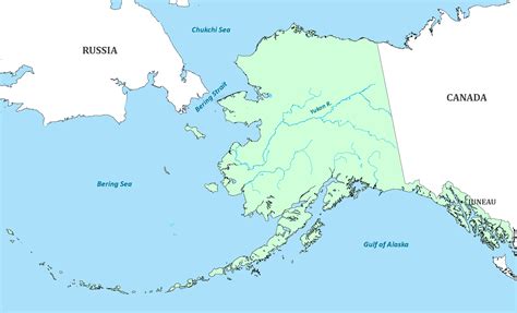 Alaska State Map - Map of Alaska and Information About the State