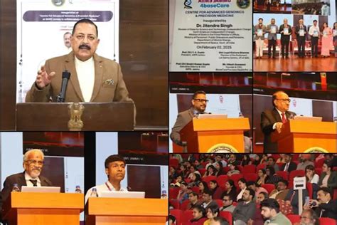 Dr Jitendra Singh inaugurates Centre for Advanced Genomics & Precision ...