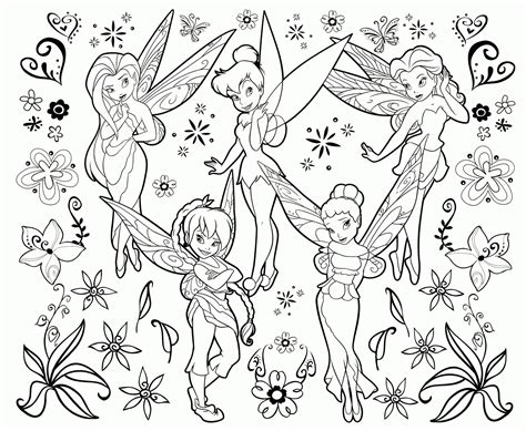 Tinker Bell Coloring Pages at netkamrynblog Blog