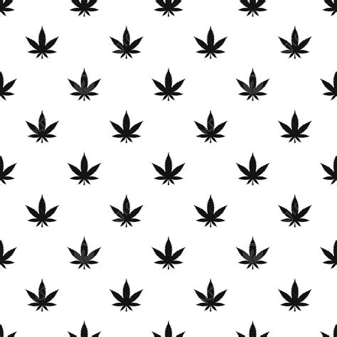 Marijuana Leaf Clipart PNG Images, Marijuana Leaf Pattern Simple Style ...