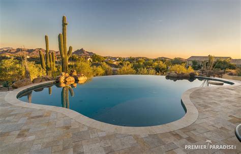 Custom Pool Builders Phoenix Arizona - Premier Paradise Inc. | Infinite ...