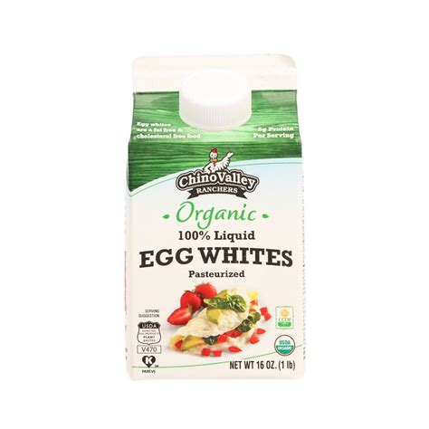 CHINO VALLEY Pasteurized Organic 100% Liquid Egg Whites (16oz) – city ...