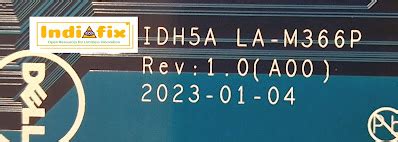 DELL VOSTRO 15 3530 IDH5A LA-M366P Rev 1.0 BIOS DUMP - Indiafix