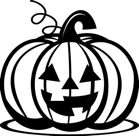 Jack O Lantern Outline Clip Art