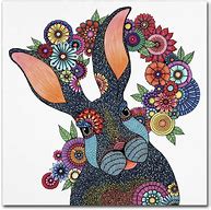 Image result for Rabbit Canvas Art