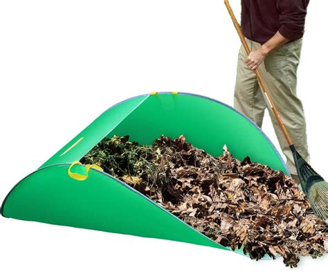 Amazon.com : EOONTOON Leaf Collector Leaf Bag Chute, Portable Pop Up ...