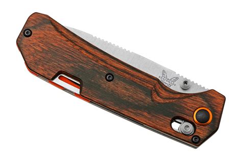 Benchmade Grizzly Creek 15062, S30V, wood, hunting pocket knife ...