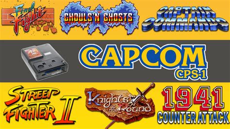 Borne Arcade Capcom Play System 1 (CPS1) - Ludicweb.fr