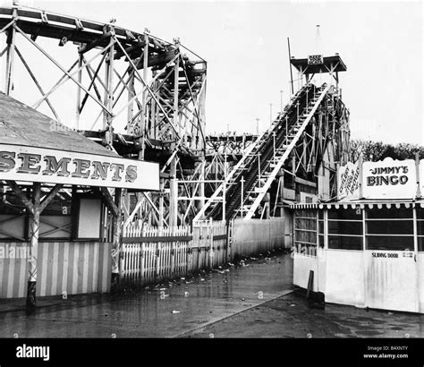 The Spanish City amusement park in Whitley Bay the rollercoaster Stock ...